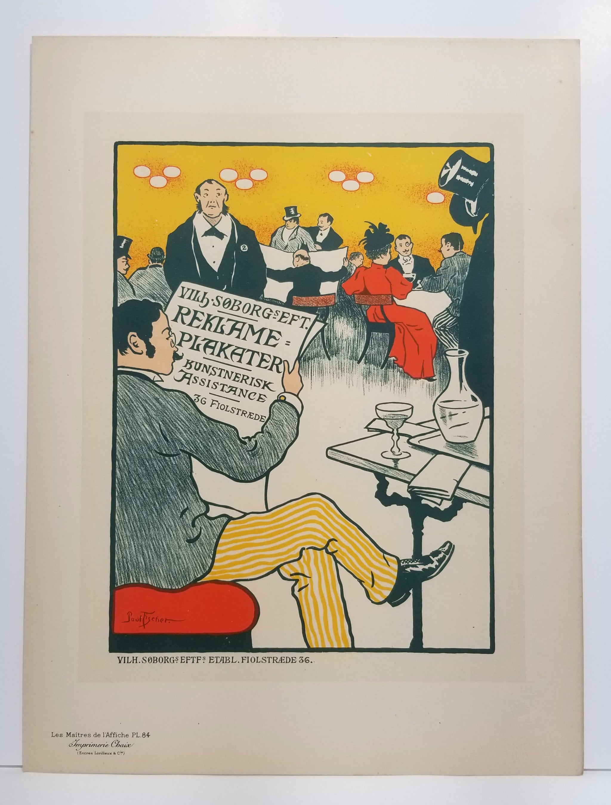 Affiches artistiques Wilh. Söborg. 1897.