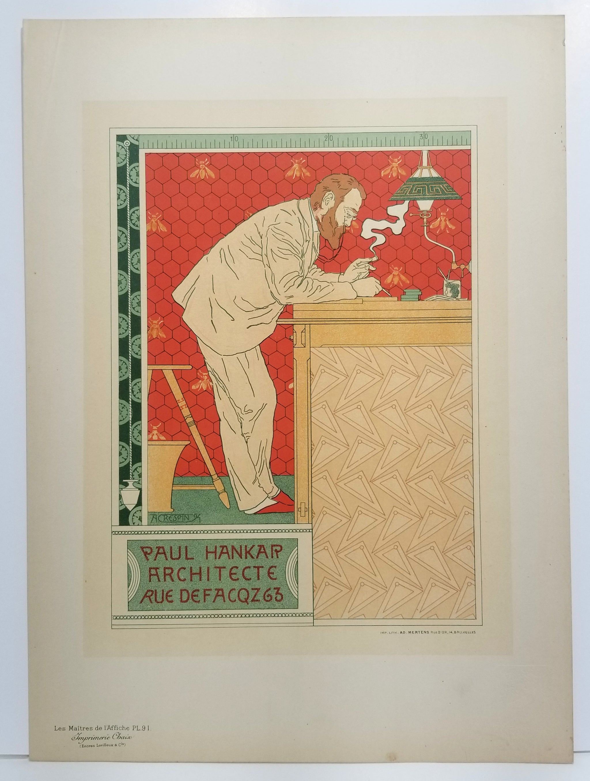M. Paul Hankar, architecte. 1897.