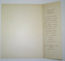 Charger l'image dans la galerie, 249è Dîner de la Marmite. Menu du 16 décembre