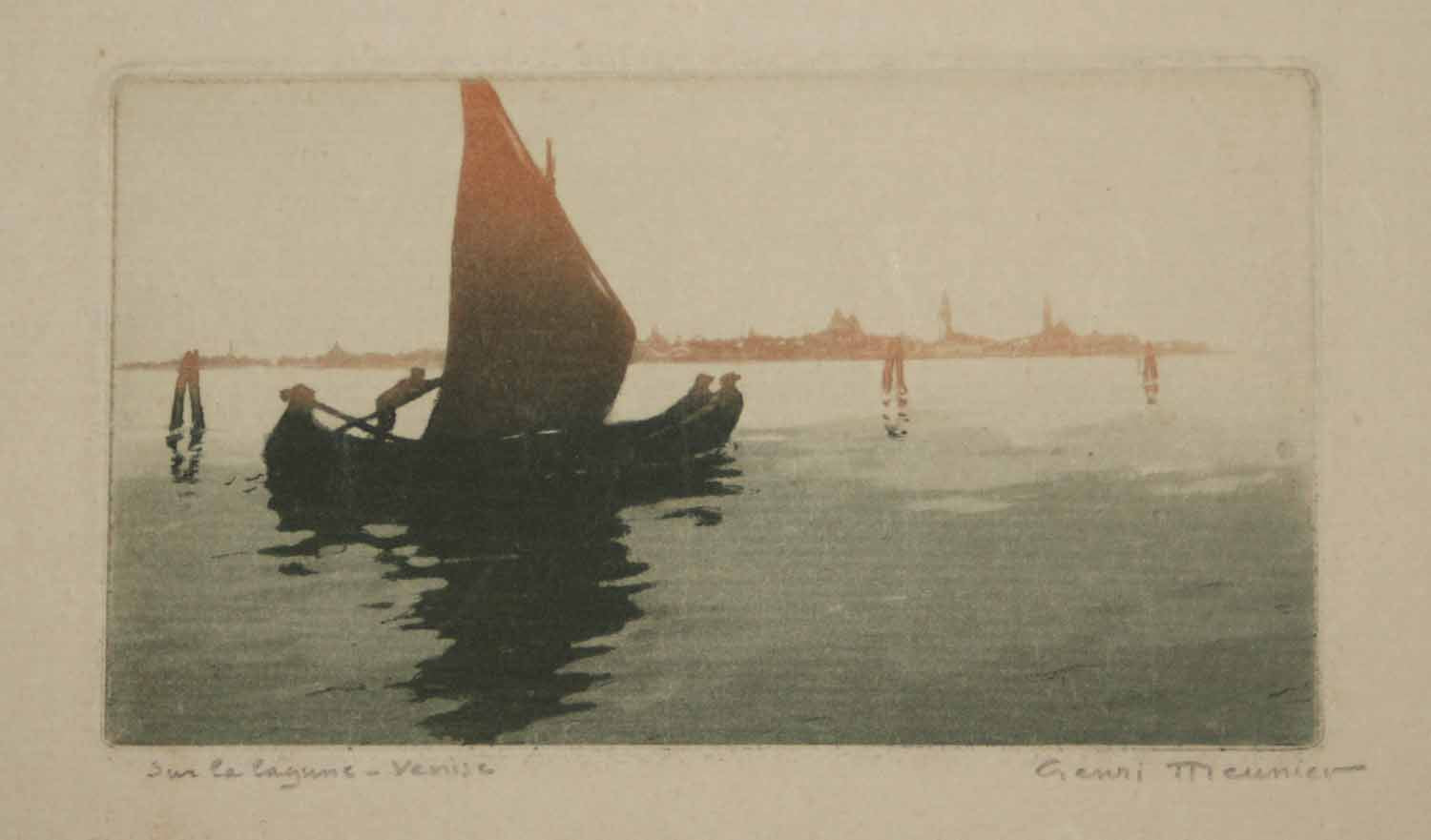 Sur la lagune, Venise.