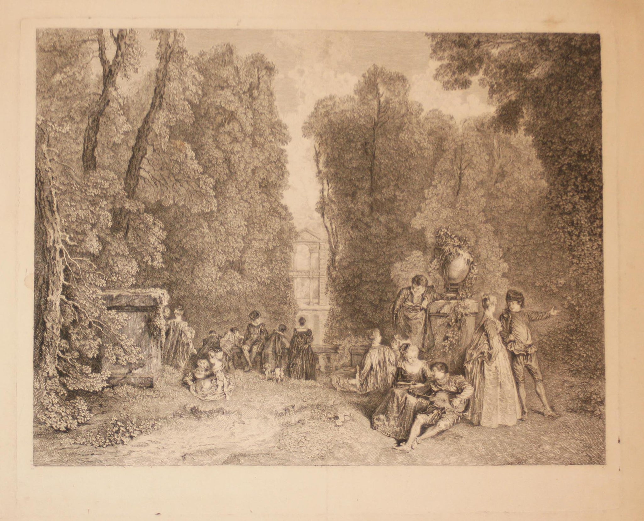 La Perspective (Vue du Jardin de Crozat à Montmorency).