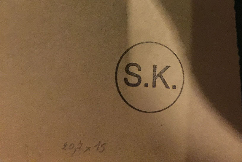 Homme appuyé. c.1939-1940.