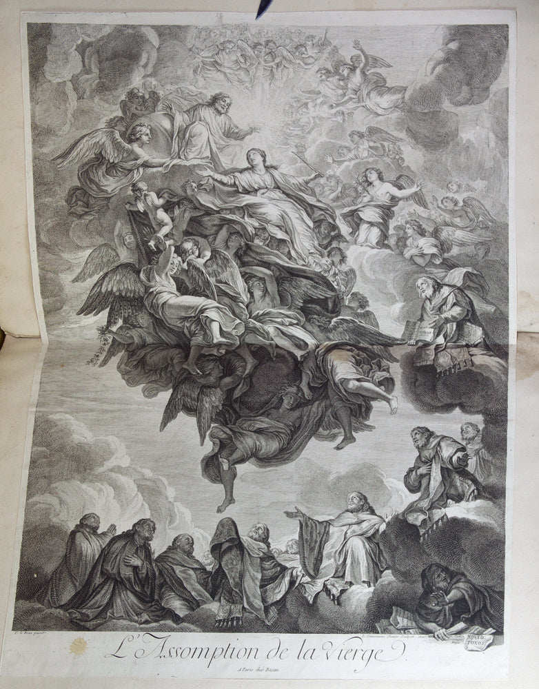 Oeuvres de Lebrun, Mignard et Coÿpel. c.