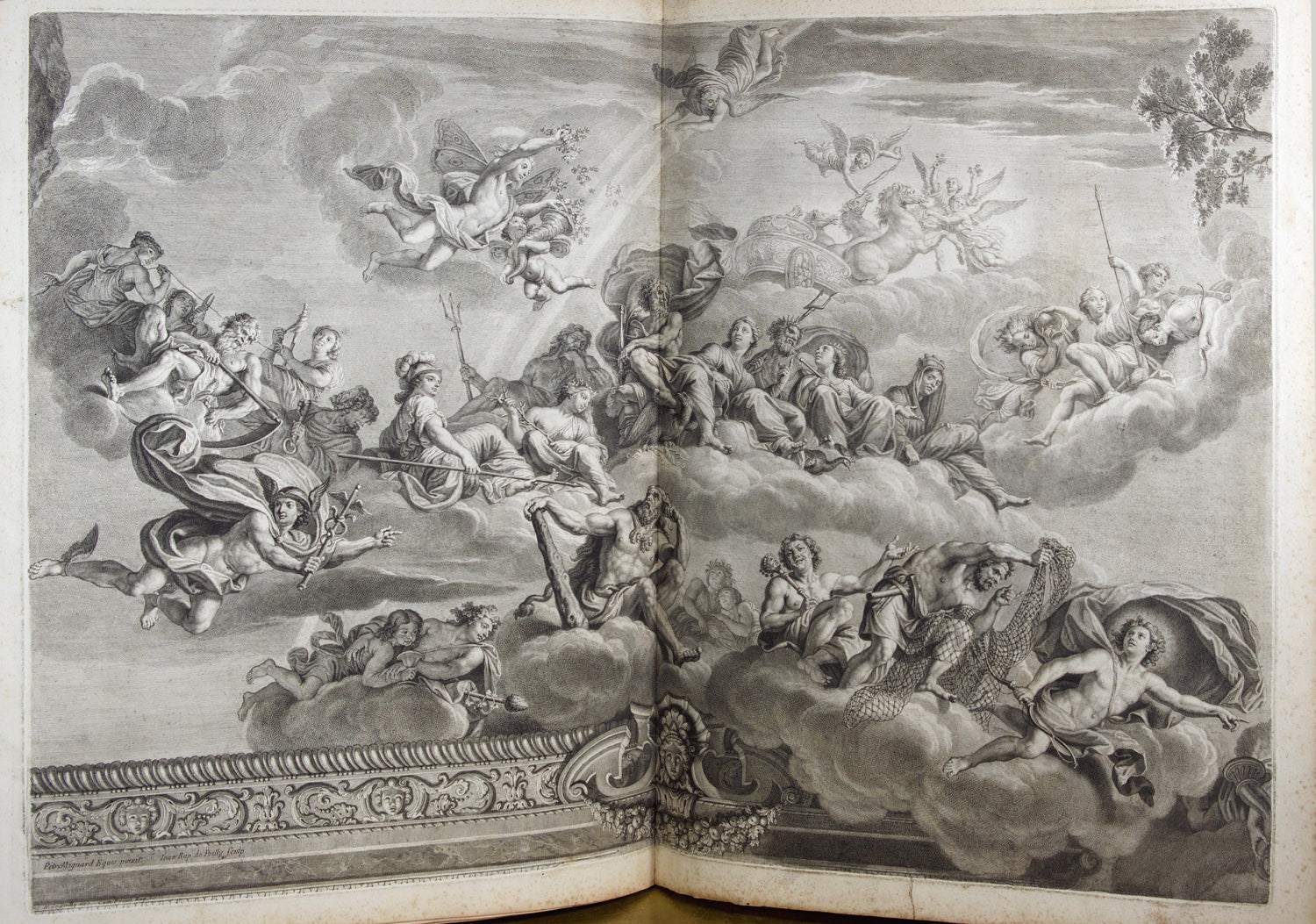 Oeuvres de Lebrun, Mignard et Coÿpel. c.