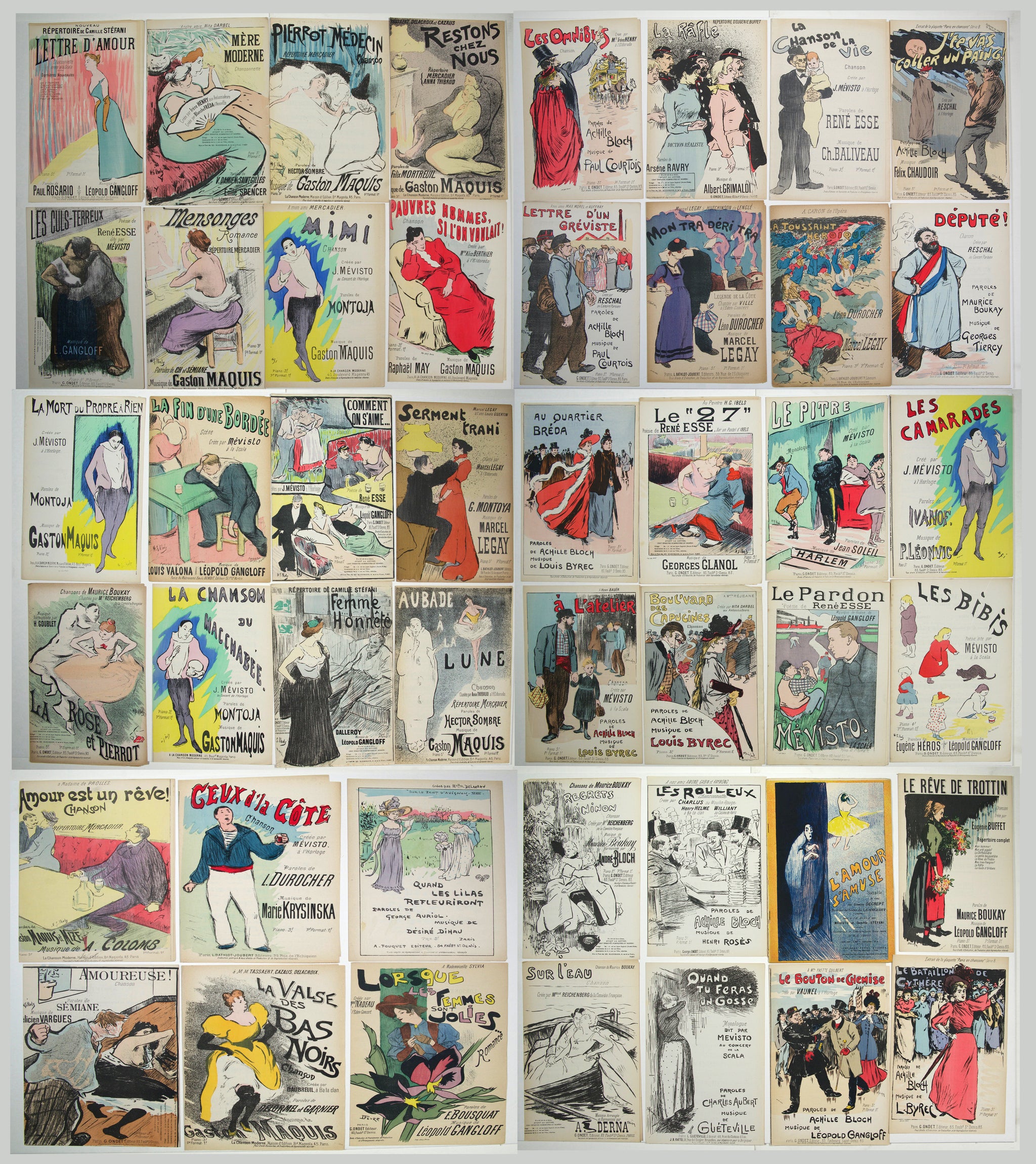 Mélodies illustrées. 1892-