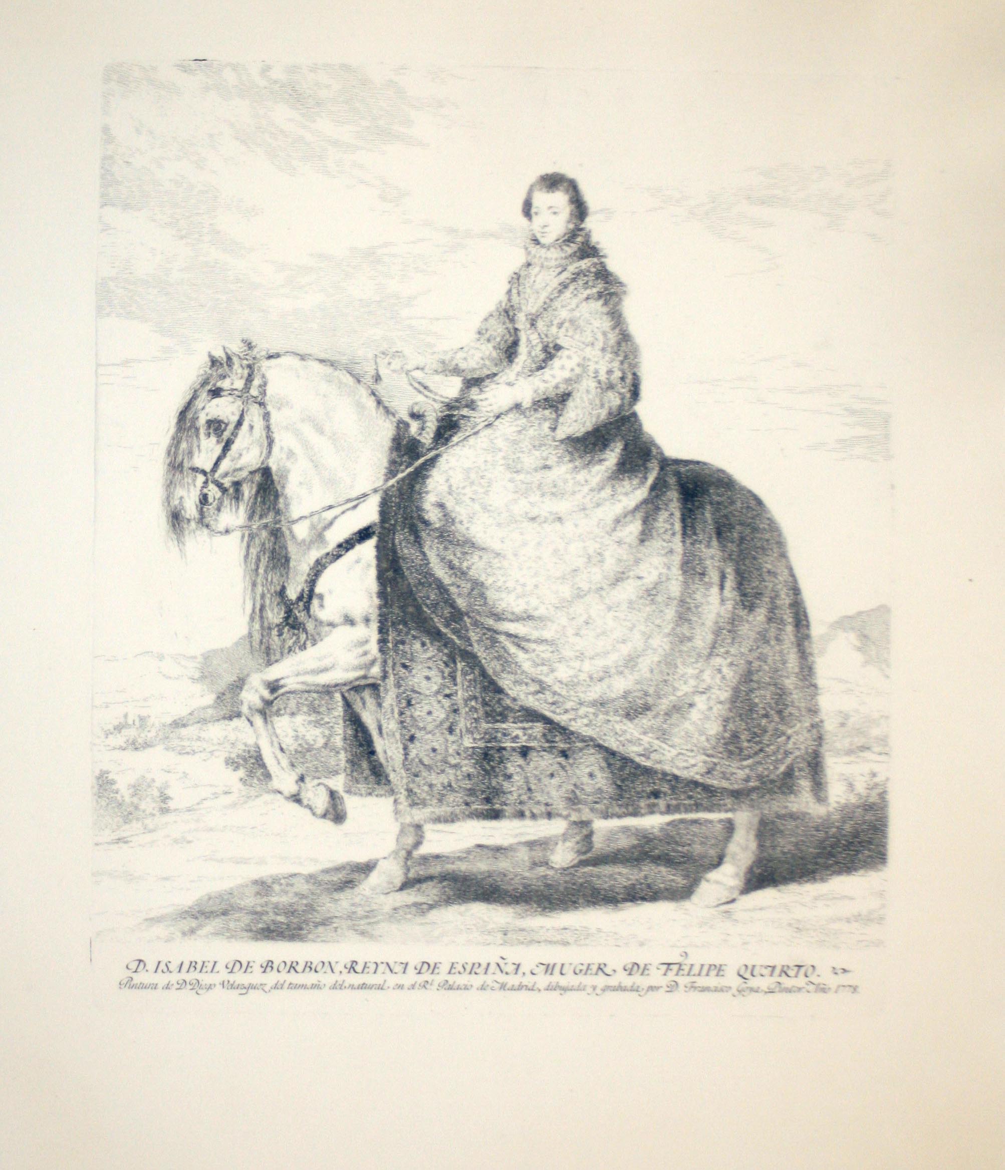 D. Isabel de Borbon, Reyna de Espana, Mujer de Felipe Quarto.