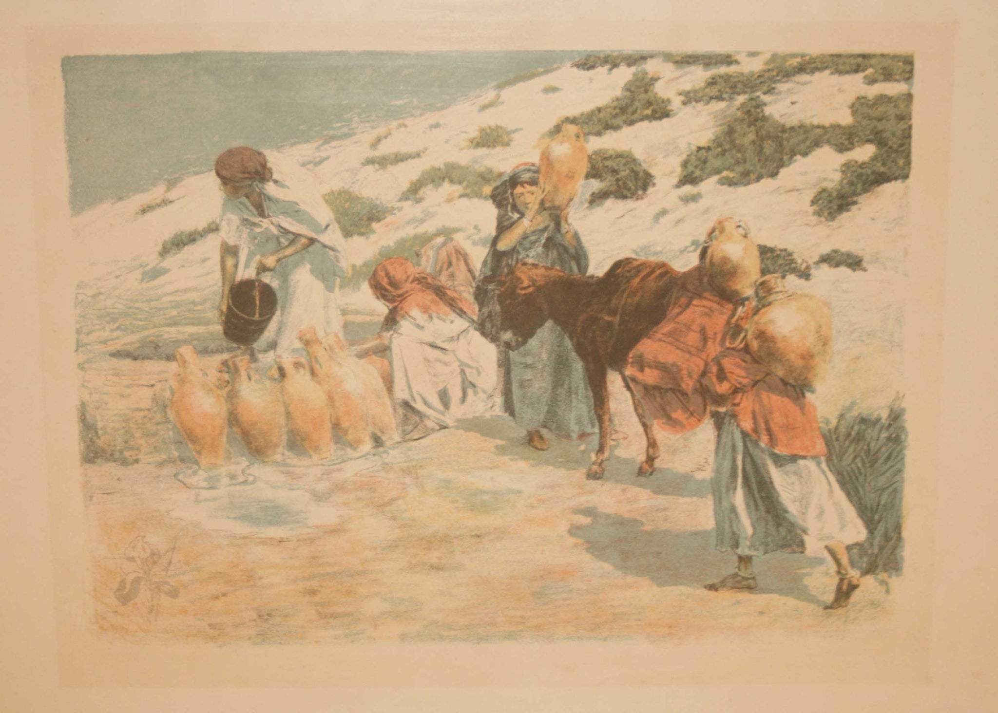 La récolte de l'eau dans le Sud Oranais.
