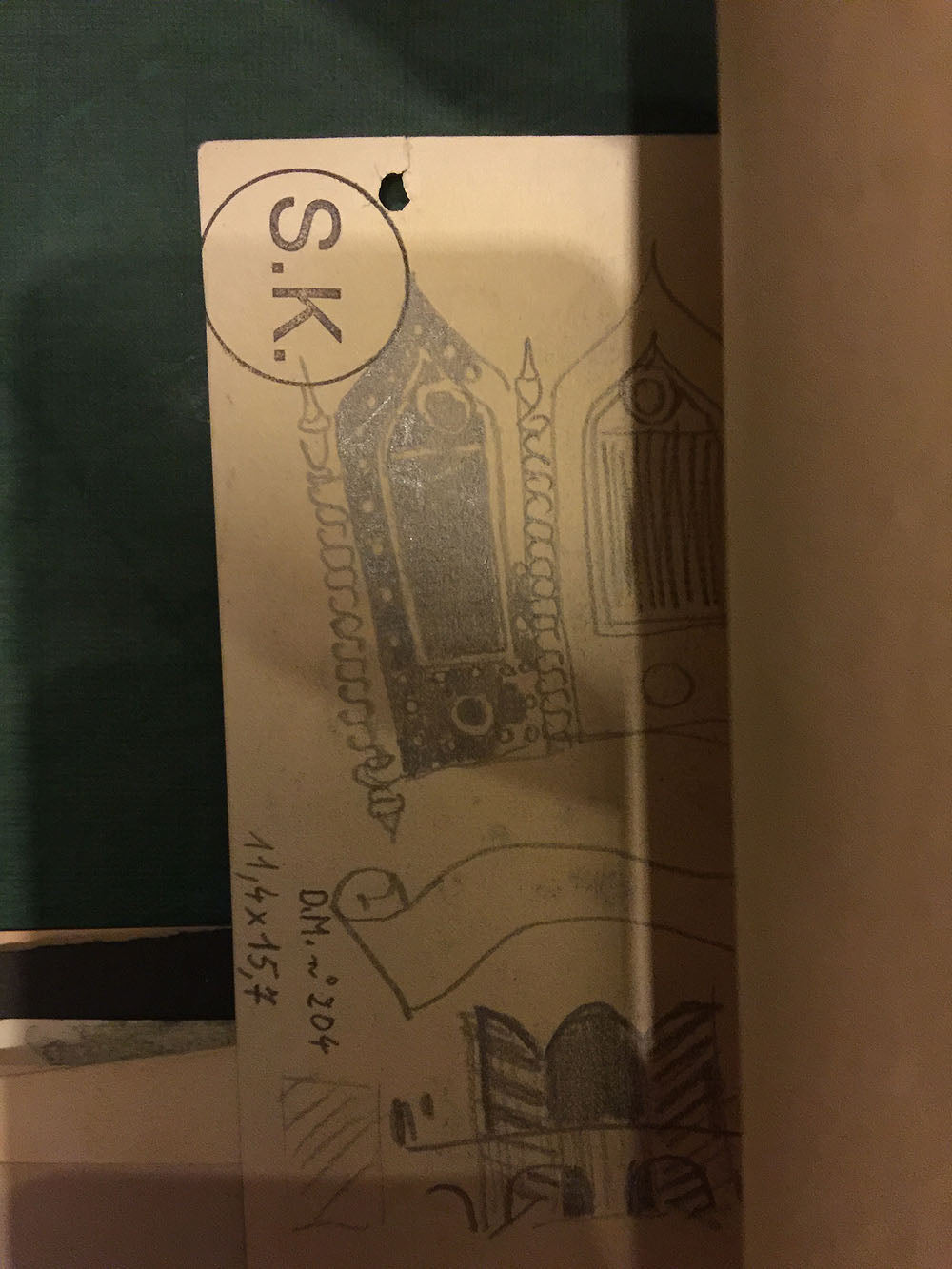 CANAPE RECTO VERSO. 1946.