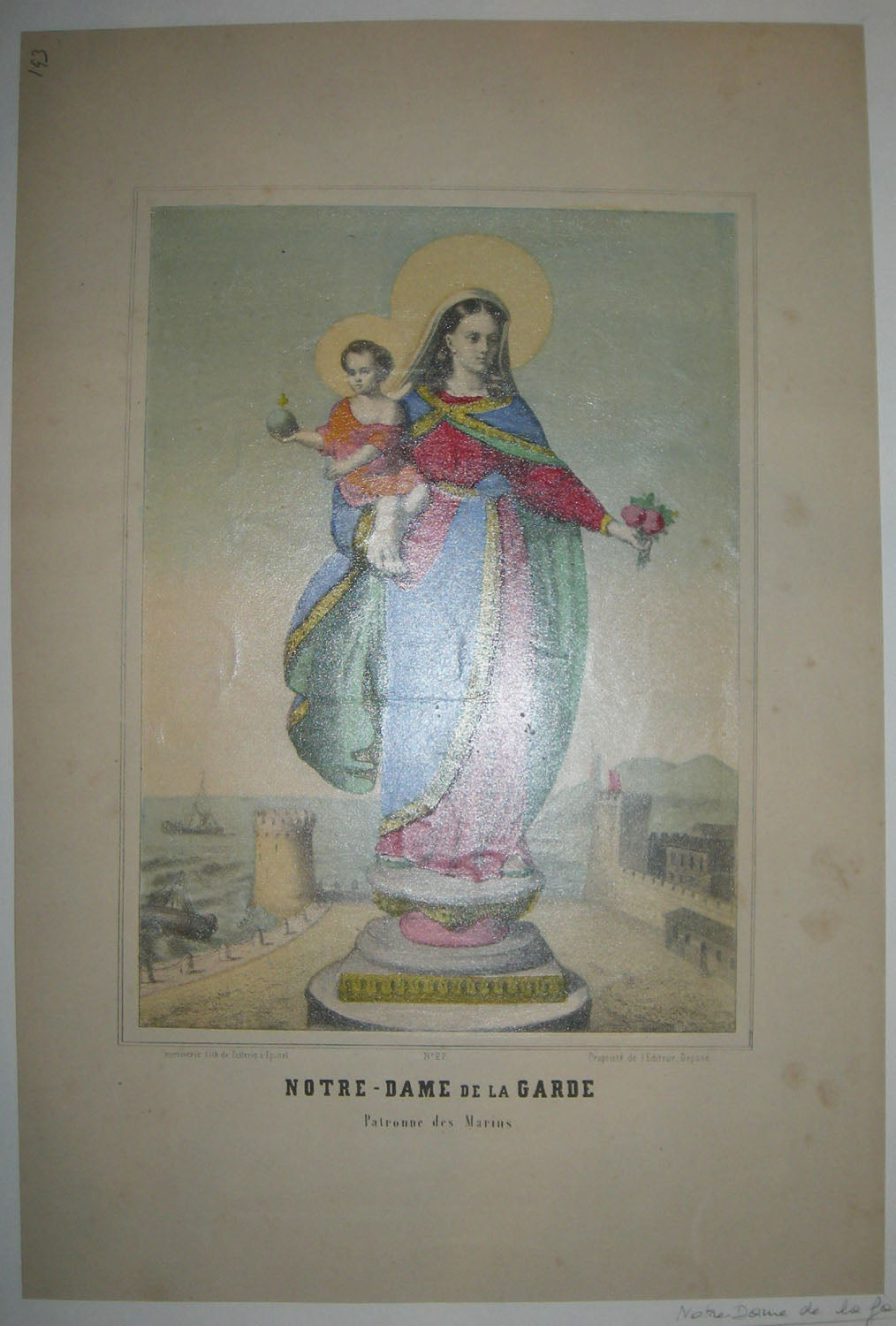 Notre-Dame de la Garde, Patronne des marins.