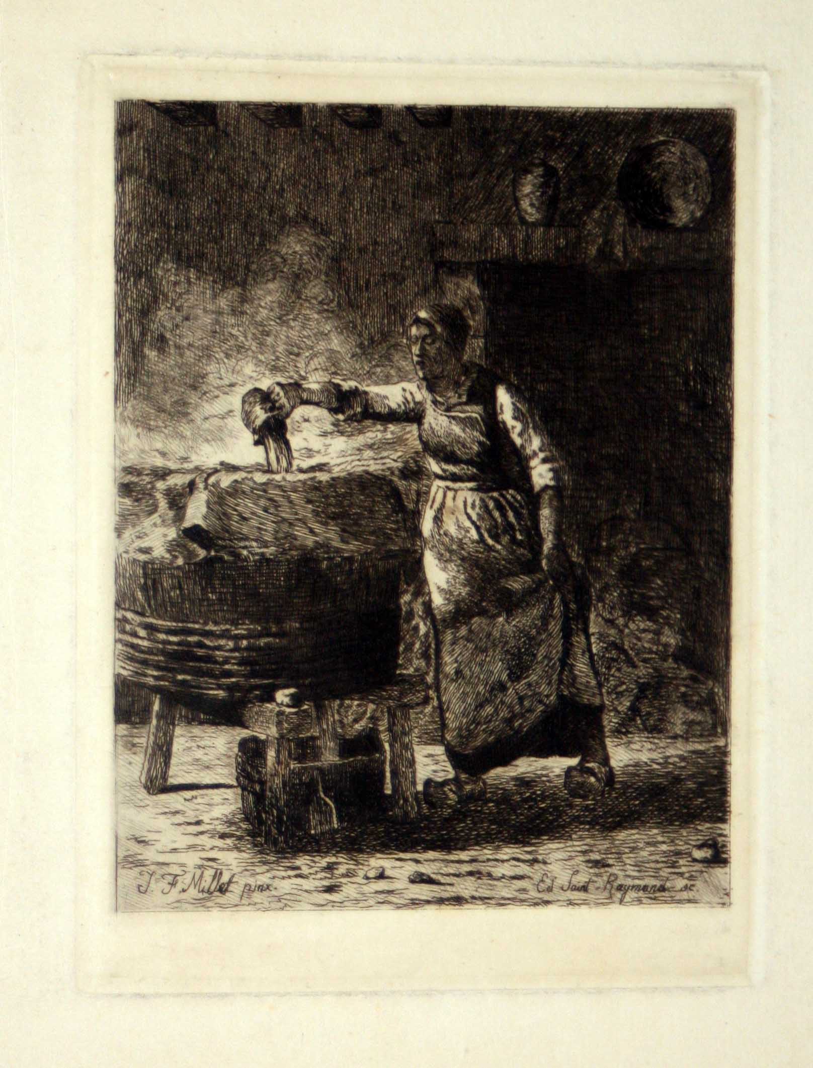 La femme de lavage.