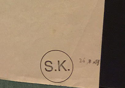 Homme assis. c.1946.