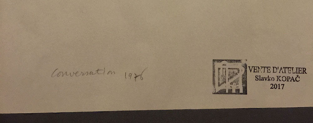 Conversation. 1976.