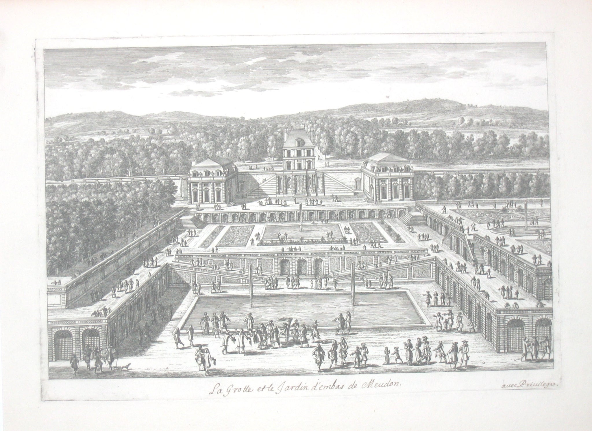 La Grotte et le Jardin d'embas de Meudon.