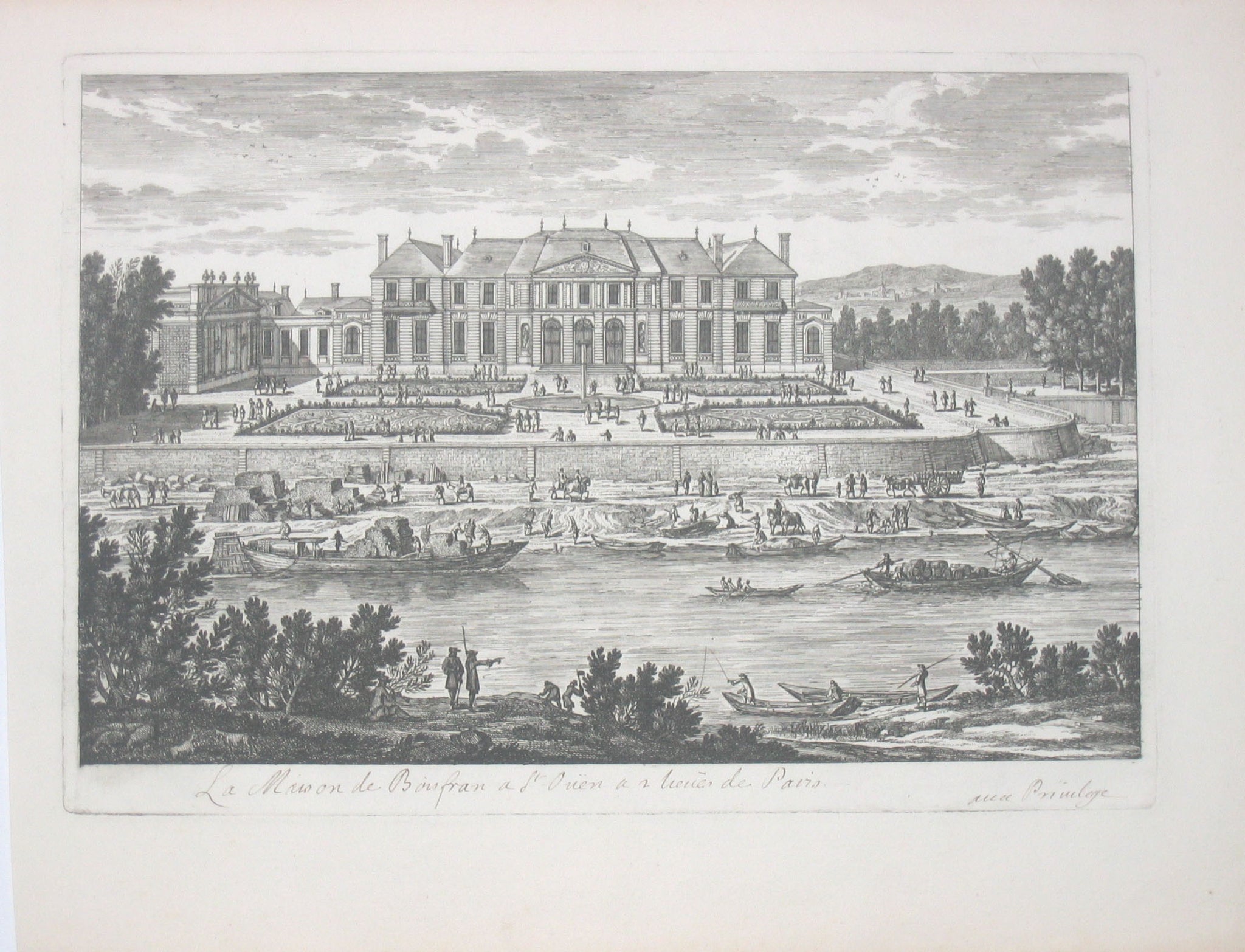 La Maison de Boisfran à St Ouen à deux lieues de Paris.