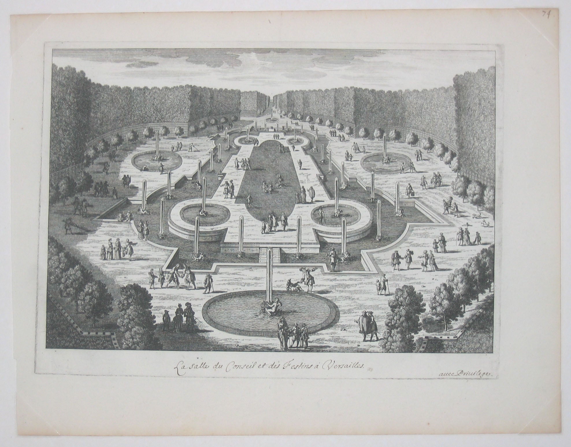La Salle du Conseil et des Festins à Versailles.