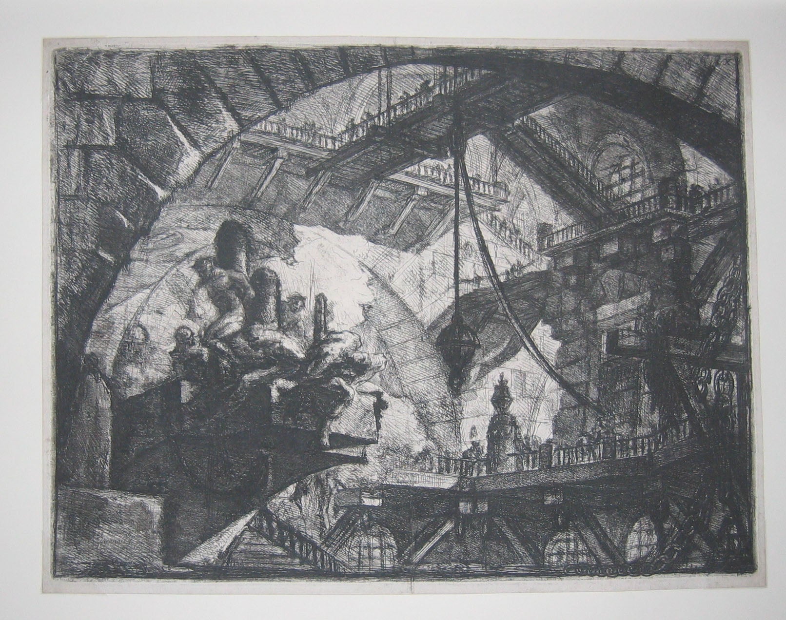 Prisonniers sur un éperon. Planche X de l'ouvrage