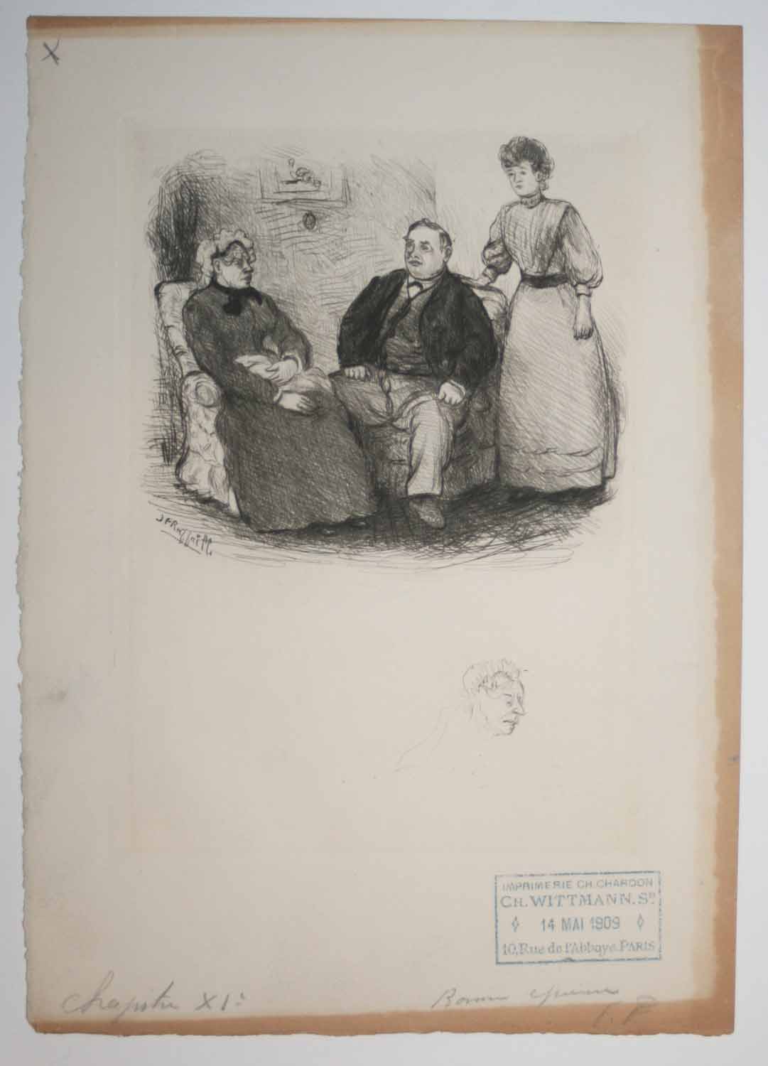 Allez-y, la mère teston. (Illustration pour