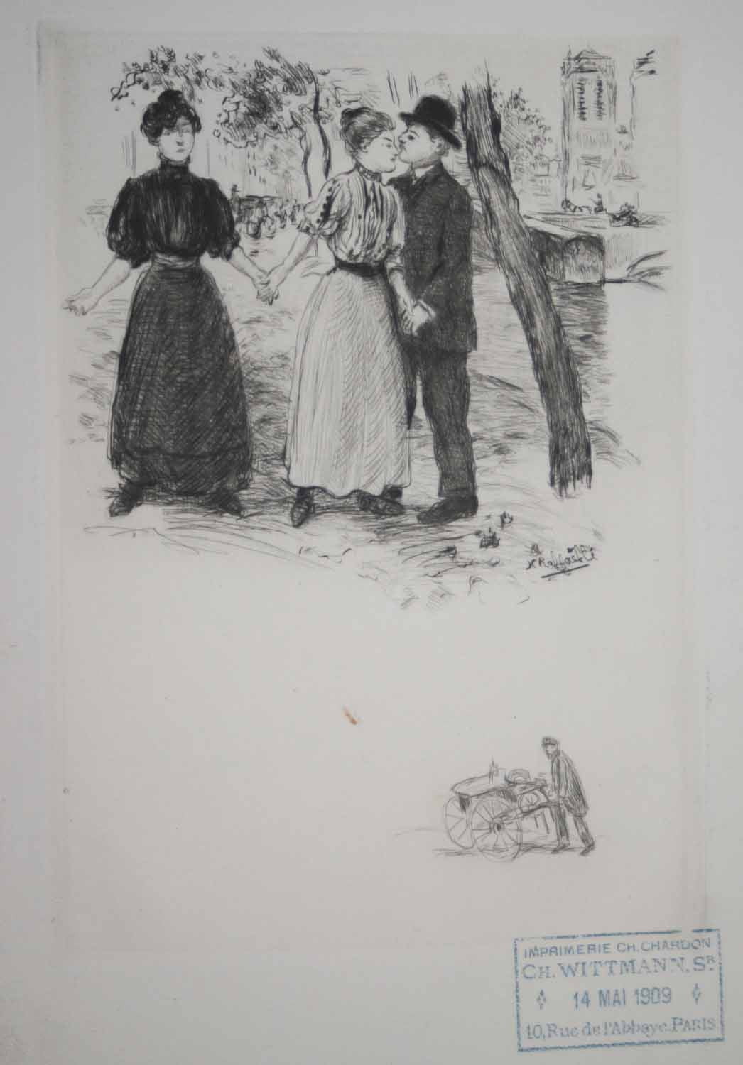 La rupture. (Illustration pour