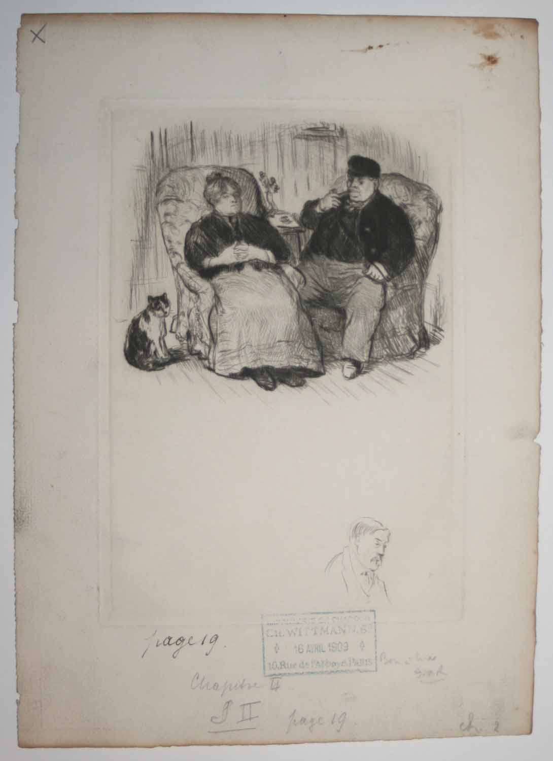 Monsieur et Madame Vatard. (Illustration pour