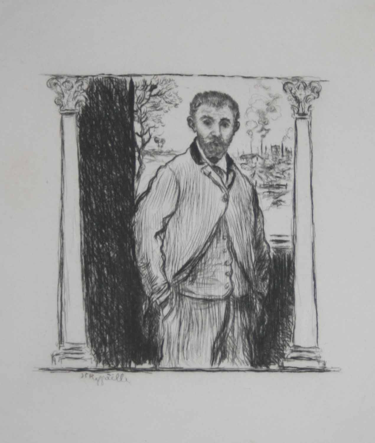 Portrait - Frontispice. (Illustration pour