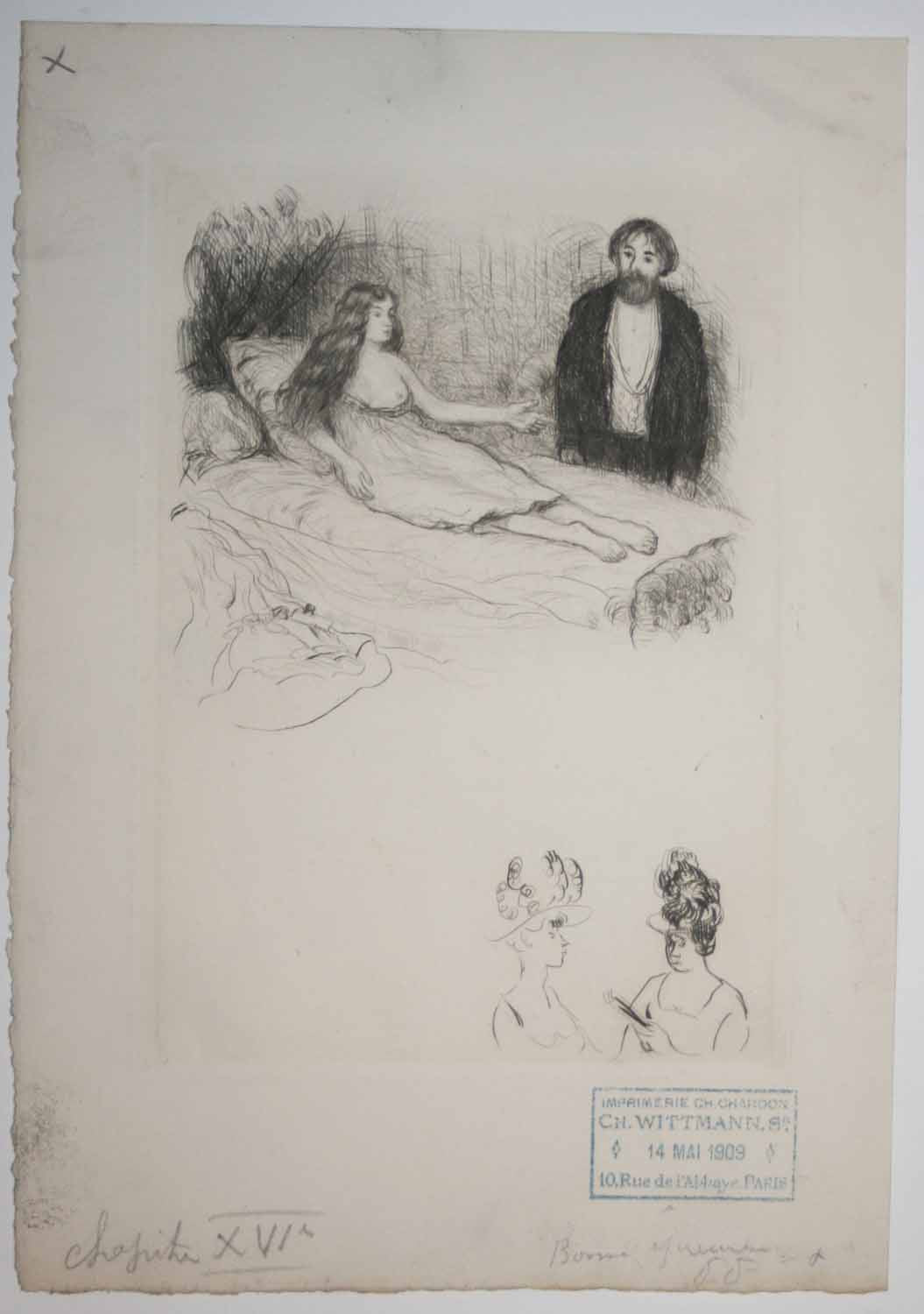 La rentrée de Cyprien. (Illustration pour