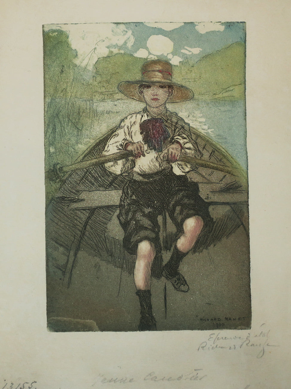 Jeune canoteur.