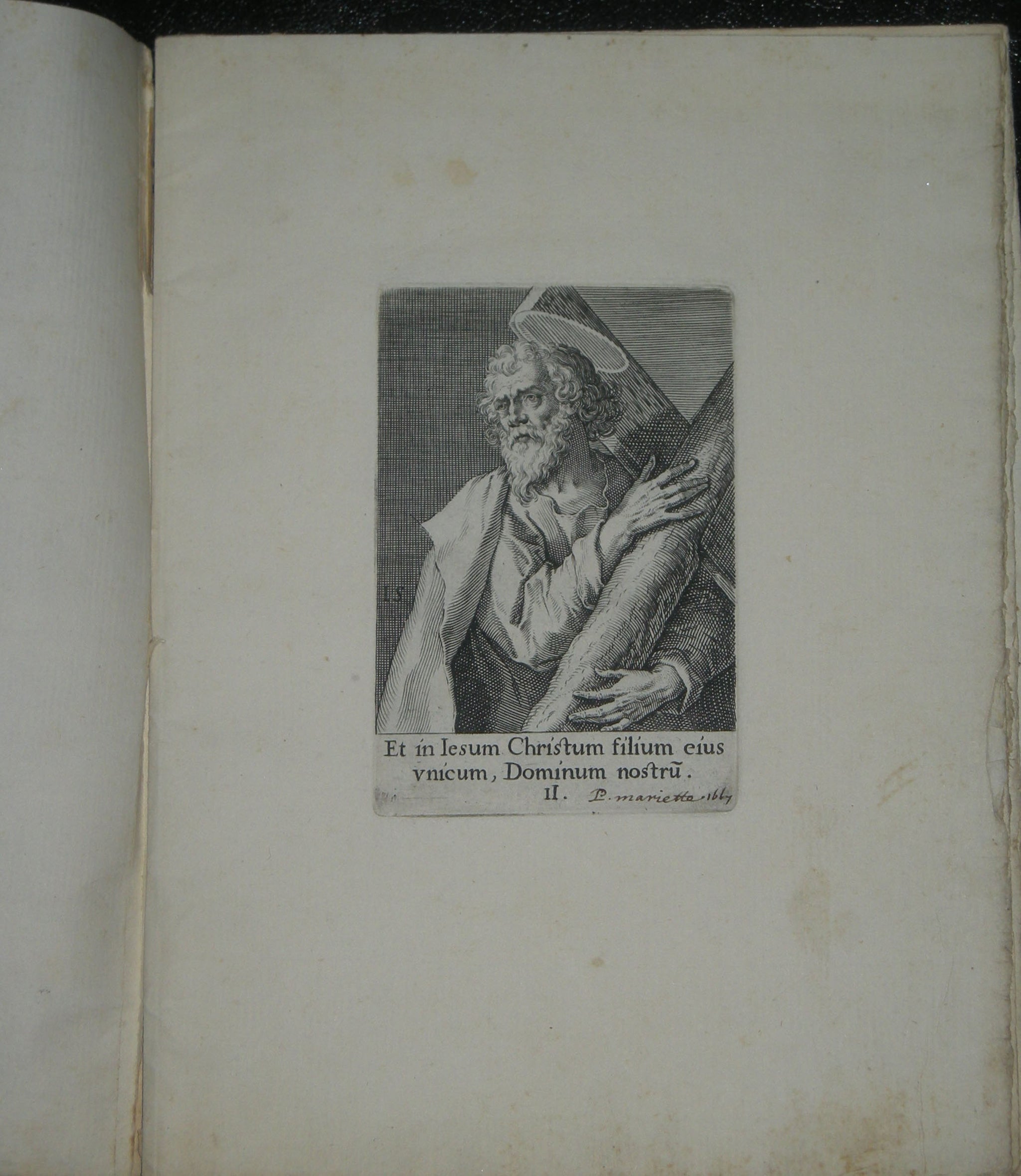 Le Christ, la Vierge et les Douze Apôtres.