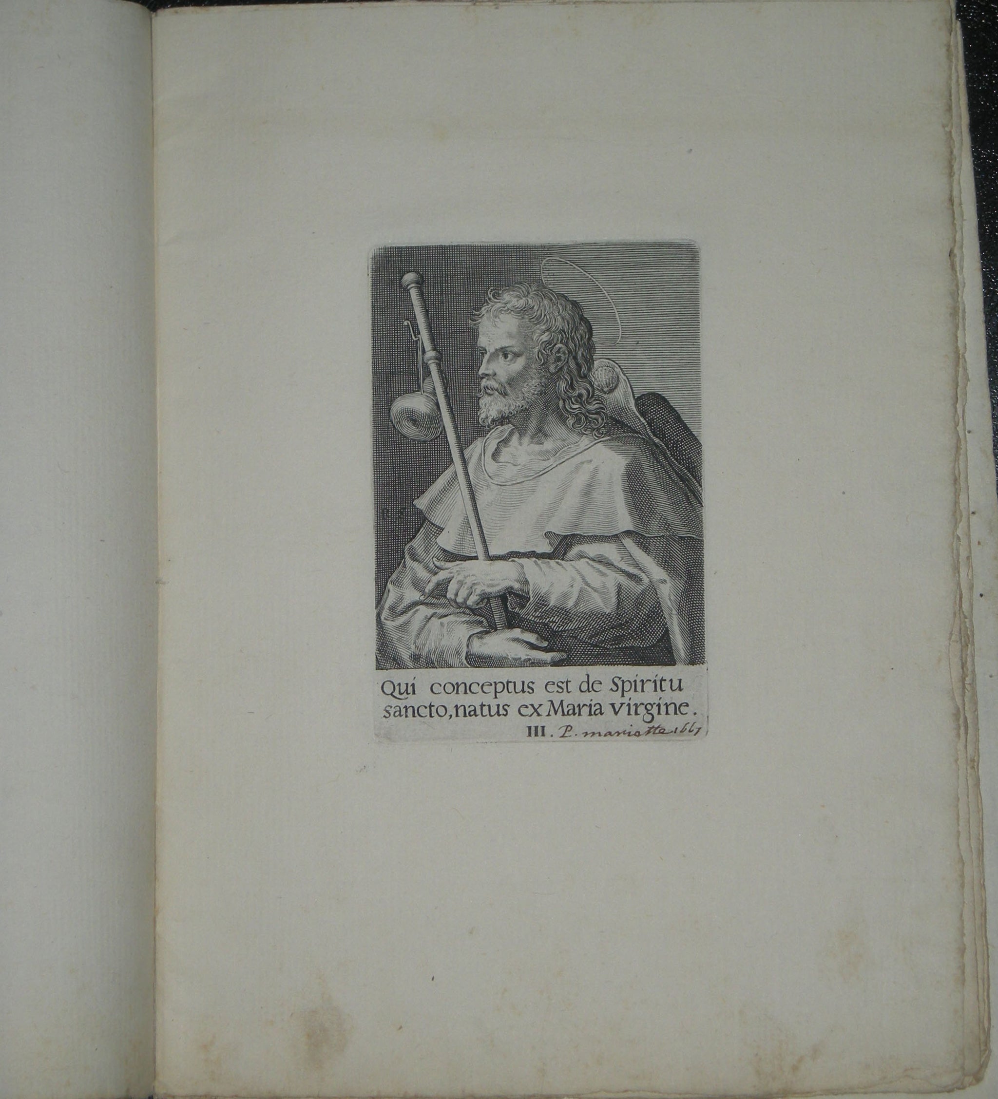 Le Christ, la Vierge et les Douze Apôtres.