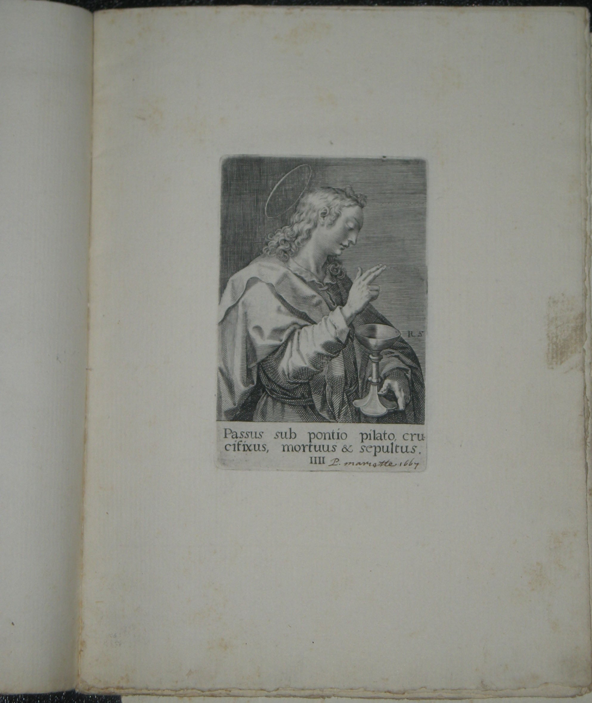 Le Christ, la Vierge et les Douze Apôtres.