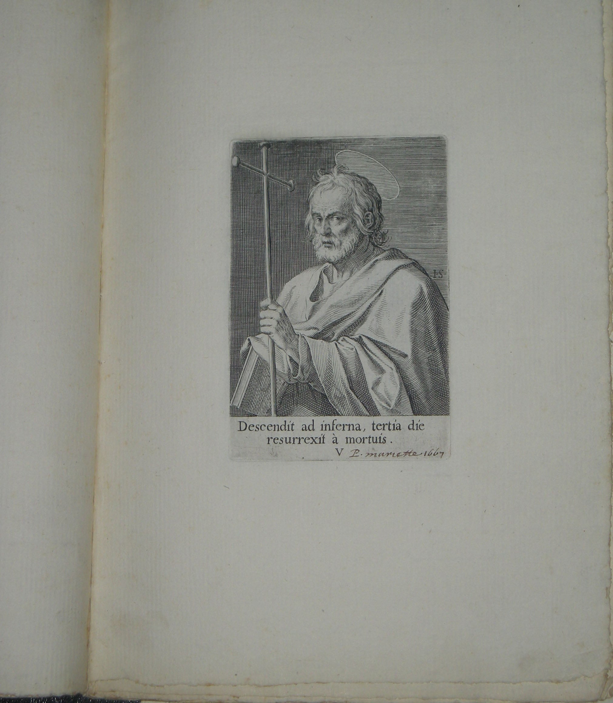 Le Christ, la Vierge et les Douze Apôtres.