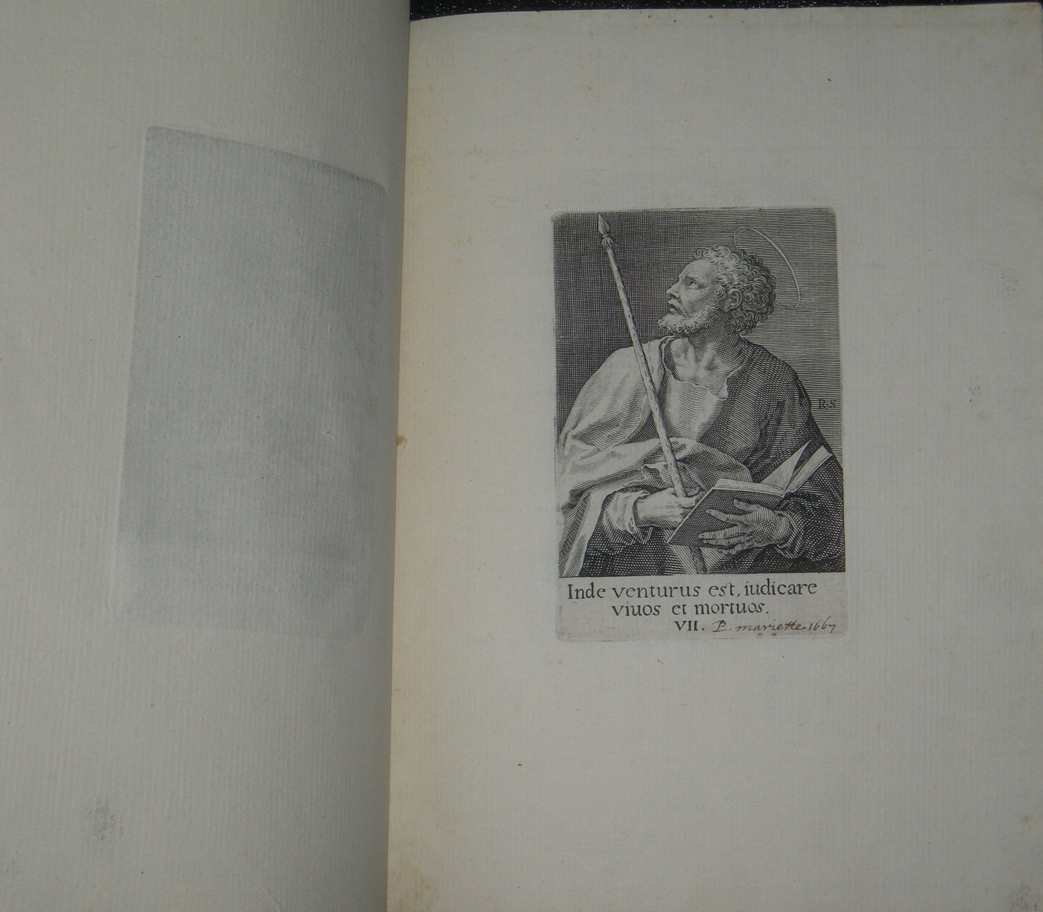 Le Christ, la Vierge et les Douze Apôtres.