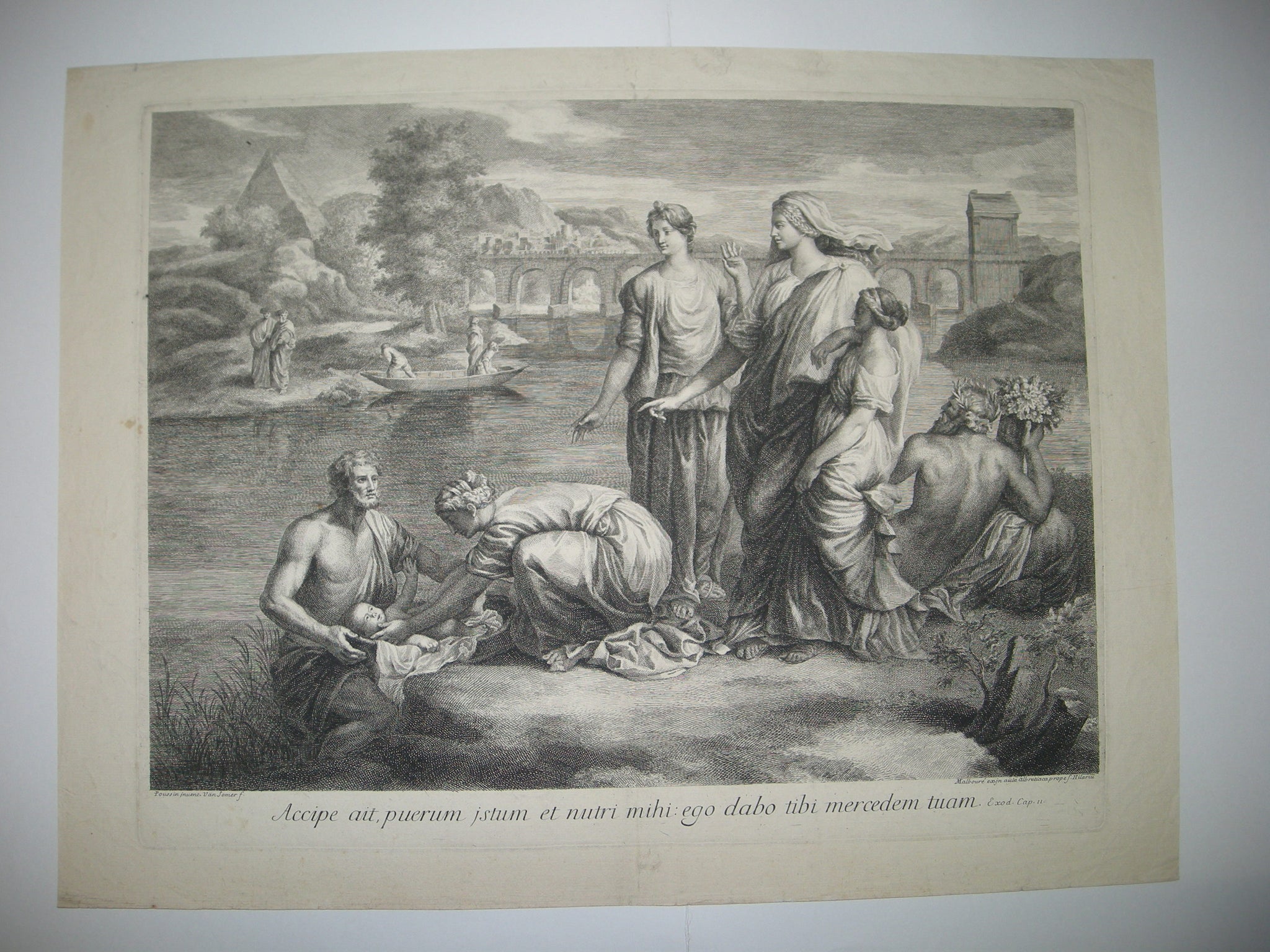 Moïse sauvé des eaux.