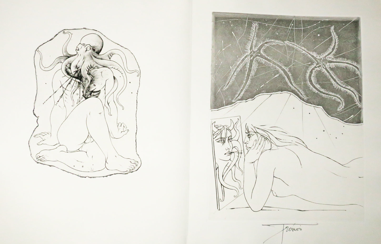 Mythologie, Gravures originales de Trémois. 1971.