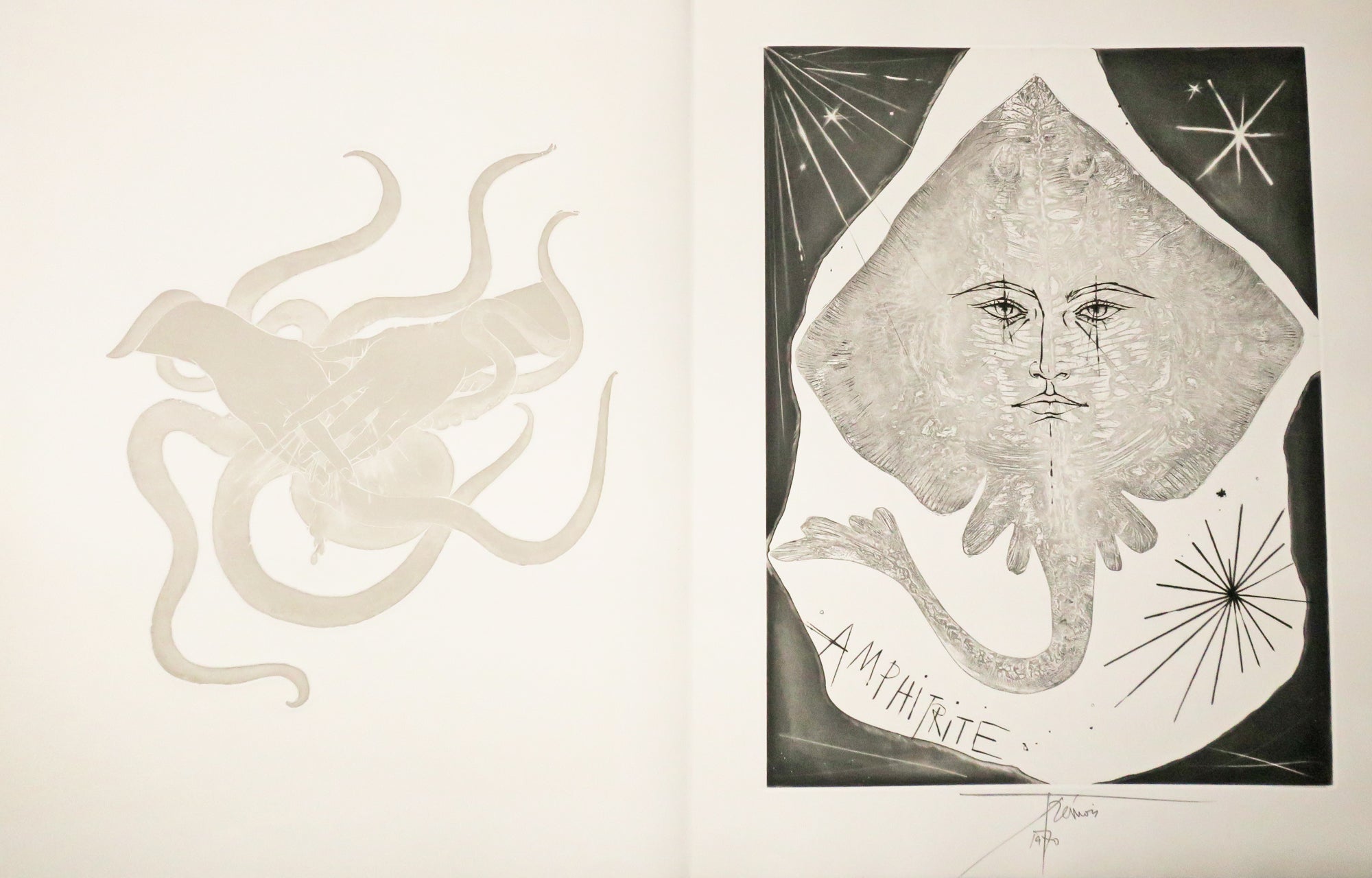 Mythologie, Gravures originales de Trémois. 1971.