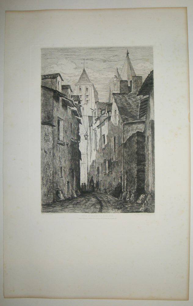 Rue St Nicolas à Blois.