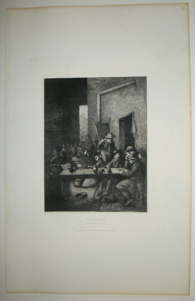 Une auberge (Environs de Lyon).