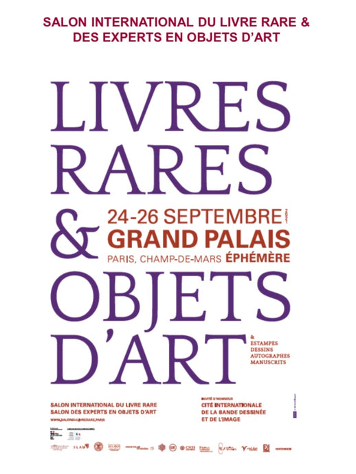 Salon du Livre rare, Objets d'art & Estampes - Septembre 2021, Paris