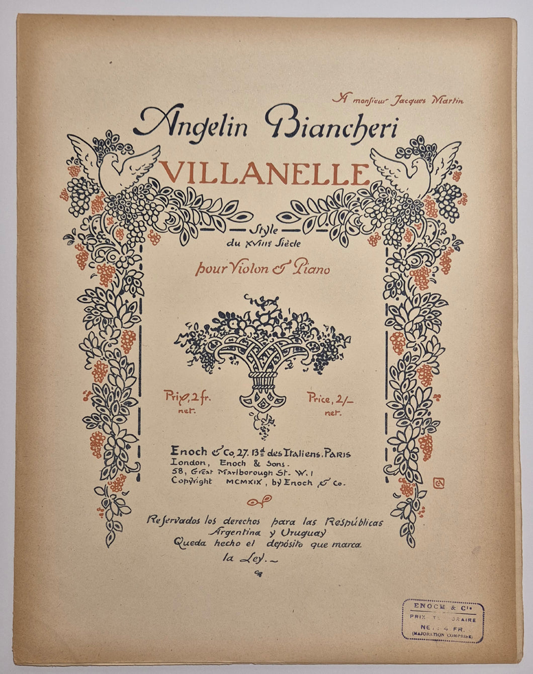 Villanelle.