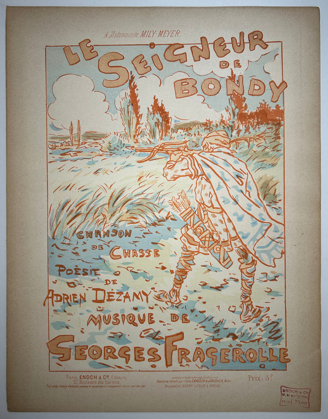 Le Seigneur de Bondy. Poésie de Adrien Dezamy.