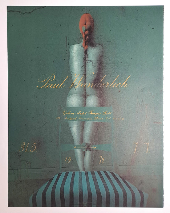 WUNDERLICH Paul Affiche 1972