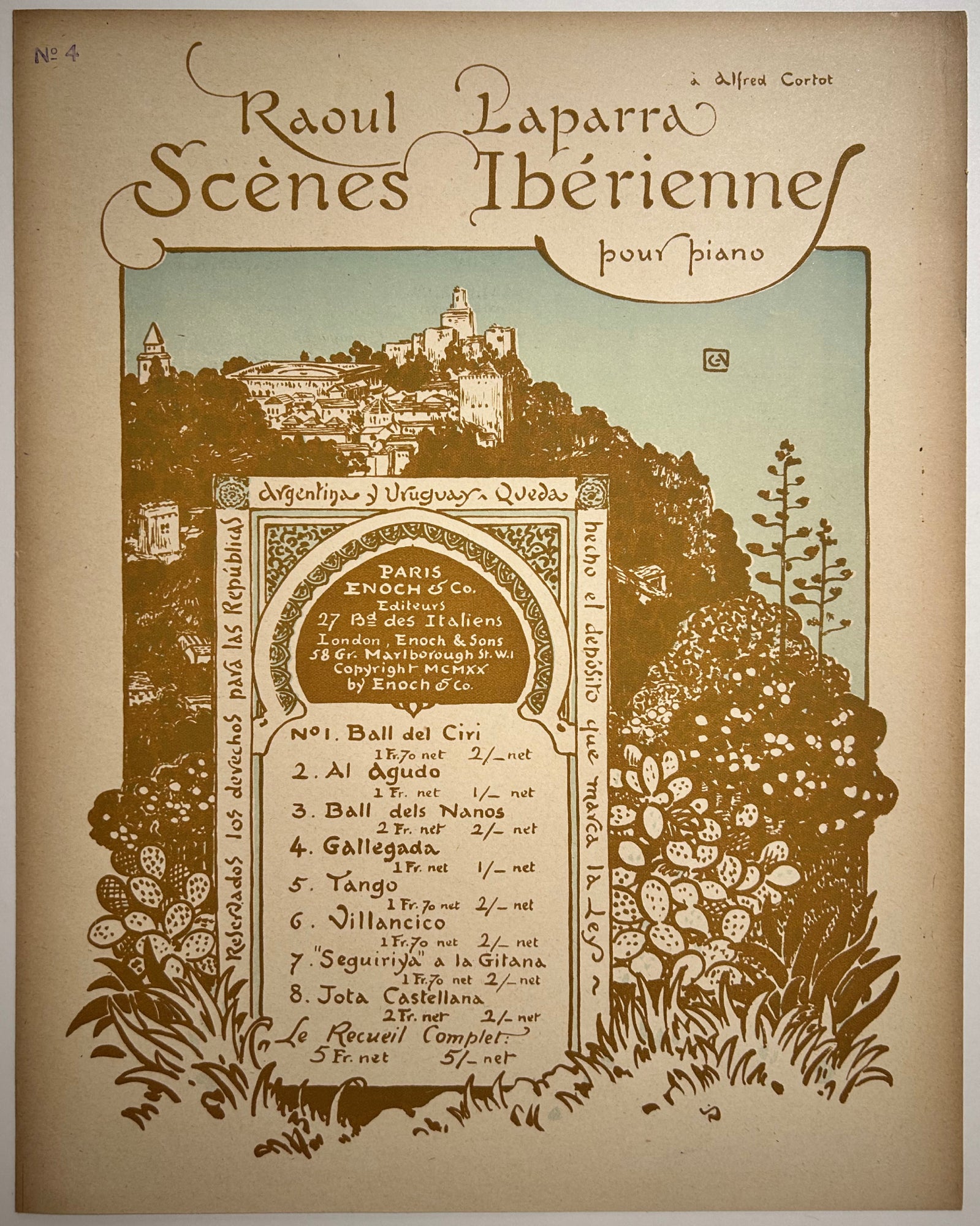 Scènes Ibérienne (n°4 : Gallegada).