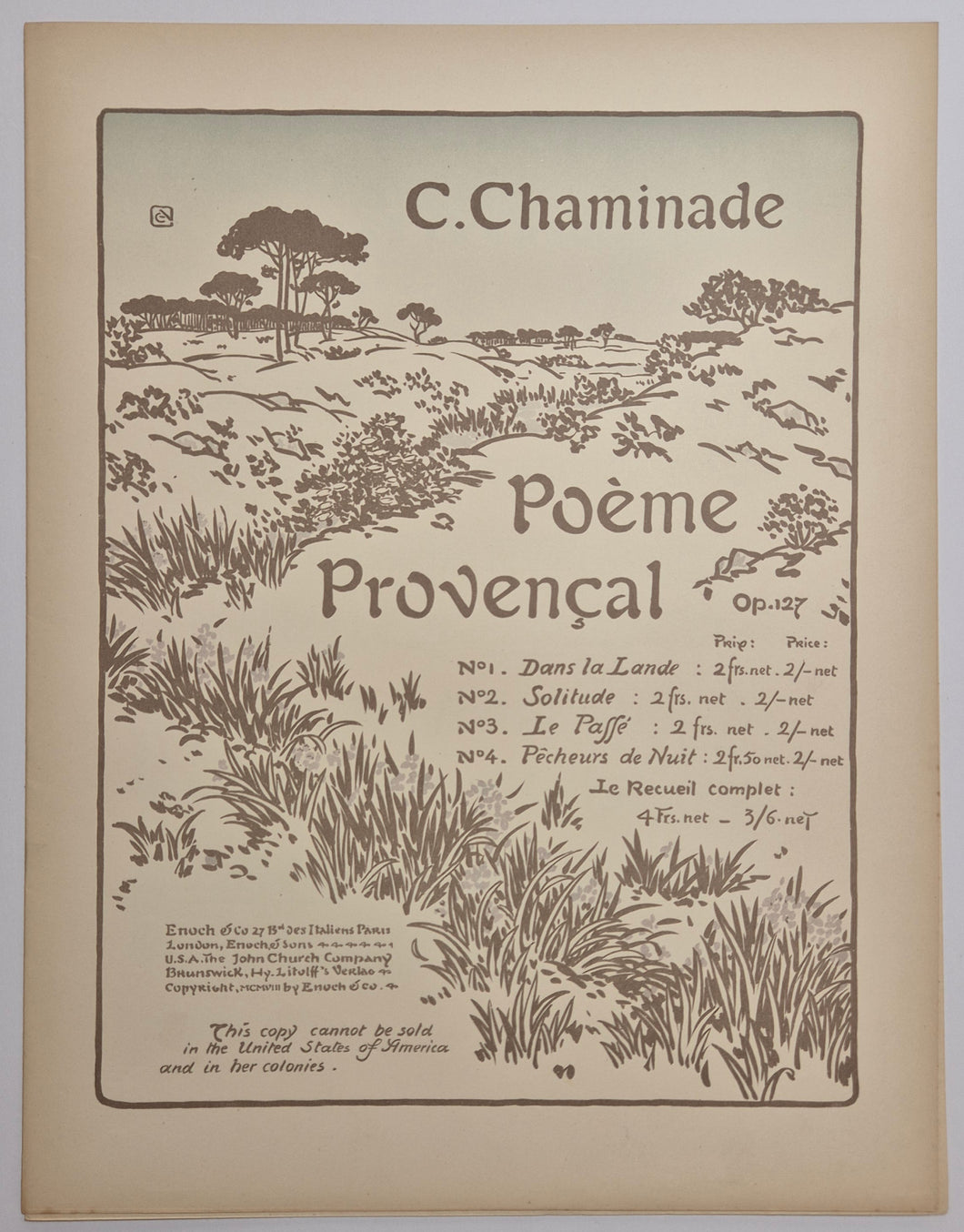 Poème Provençal (n°1 : Dans la lande).
