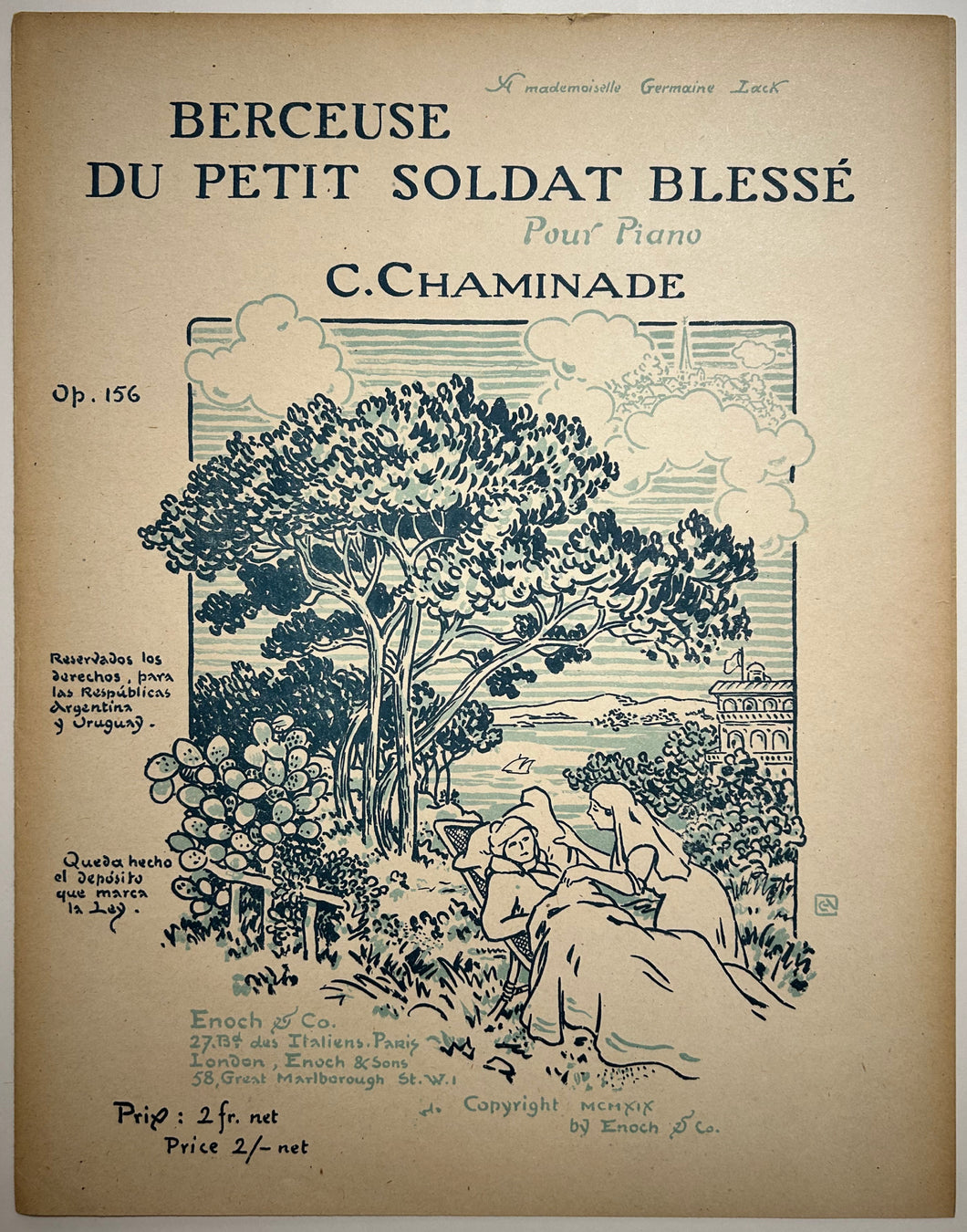 Berceuse du petit soldat blessé.