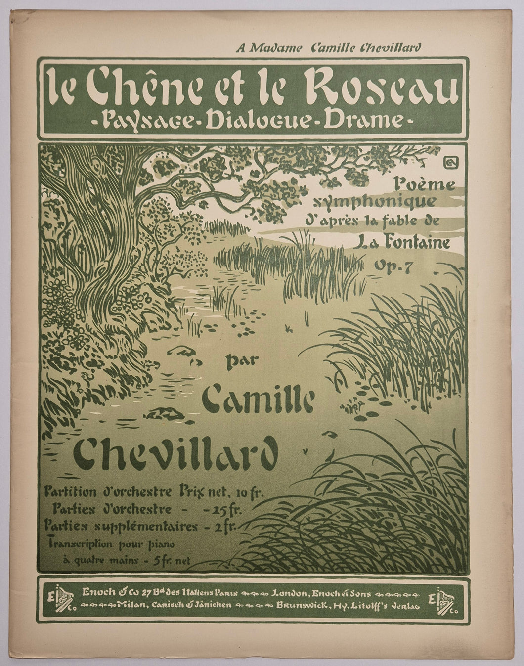 Le Chêne et le Roseau. Poème symphonique d'après la fable de La Fontaine.