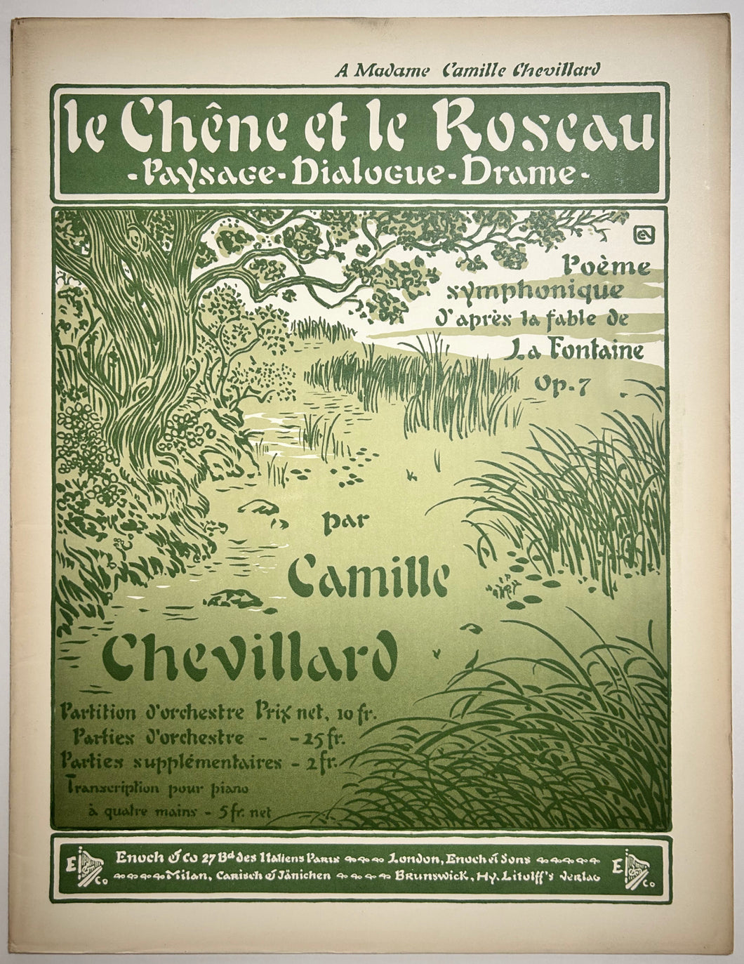 Le Chêne et le Roseau. Poème symphonique d'après la fable de La Fontaine.