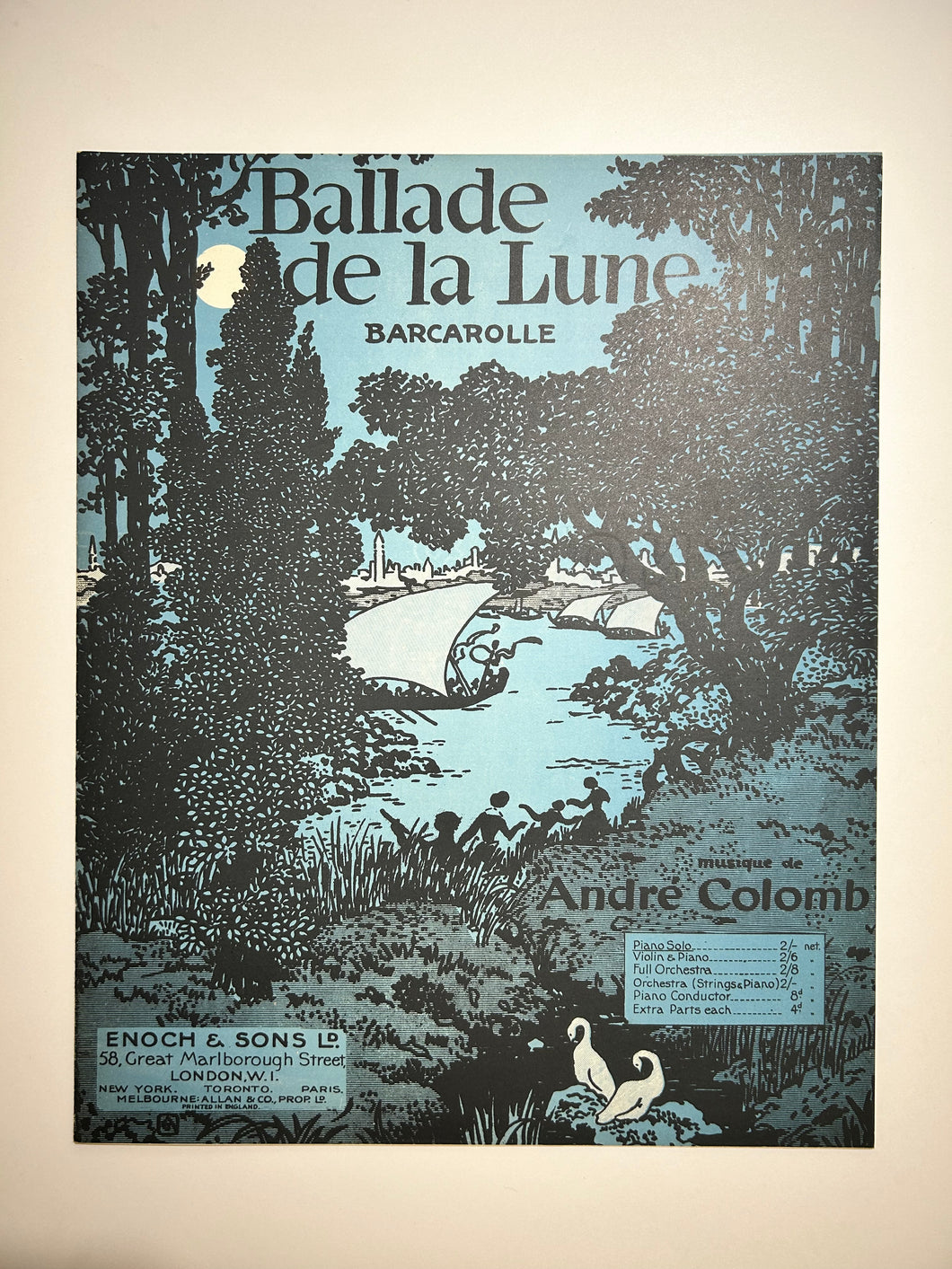 Ballade de la lune. Barcarolle.