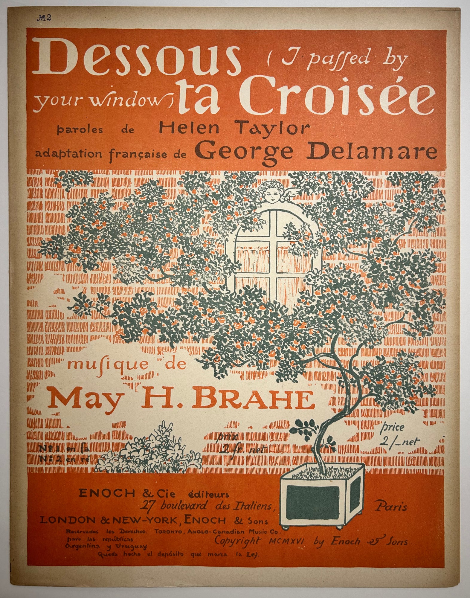 Dessous ta Croisée [I Passed by your Window].