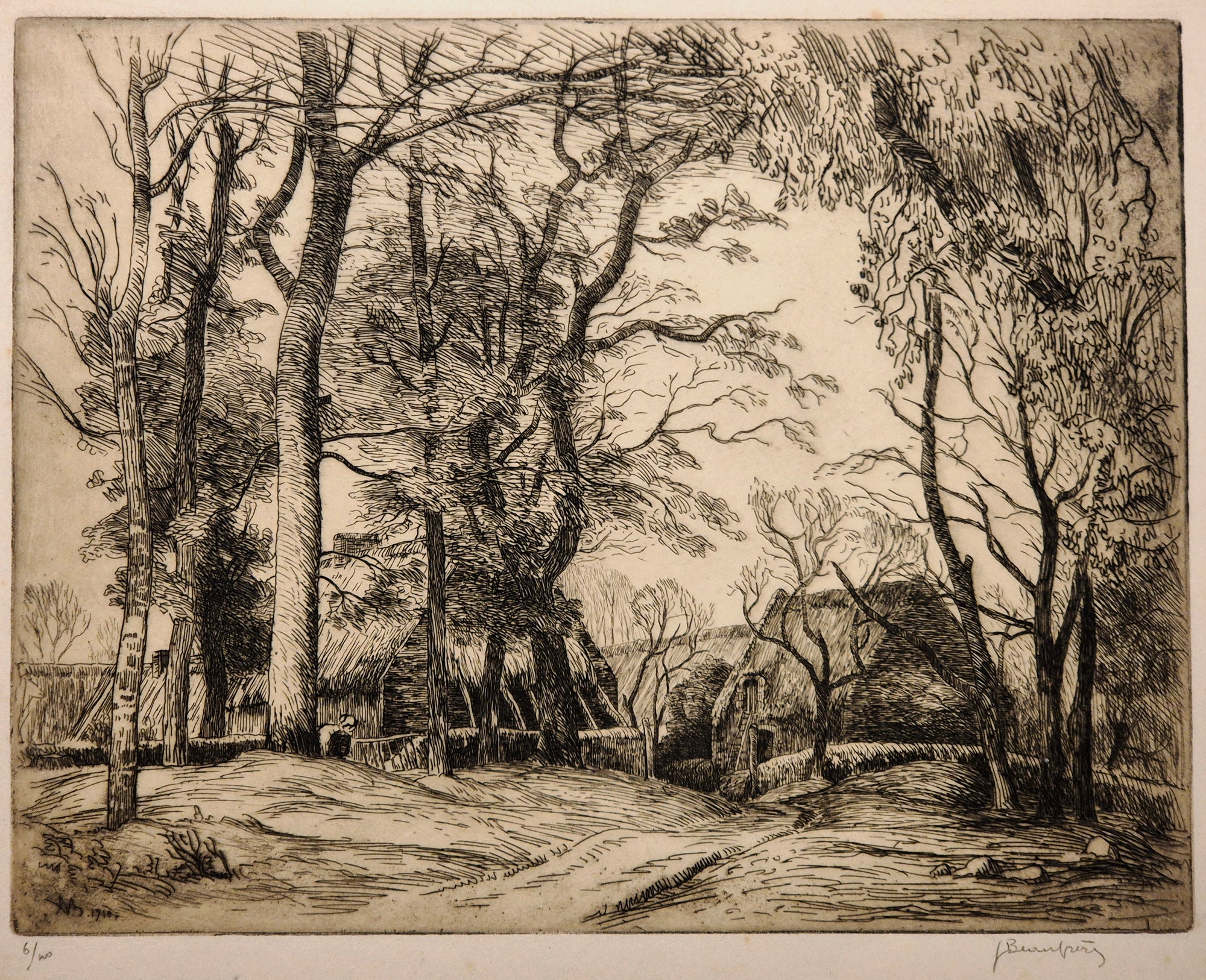 La ferme de Cotonard (29 Finistère). 1910.