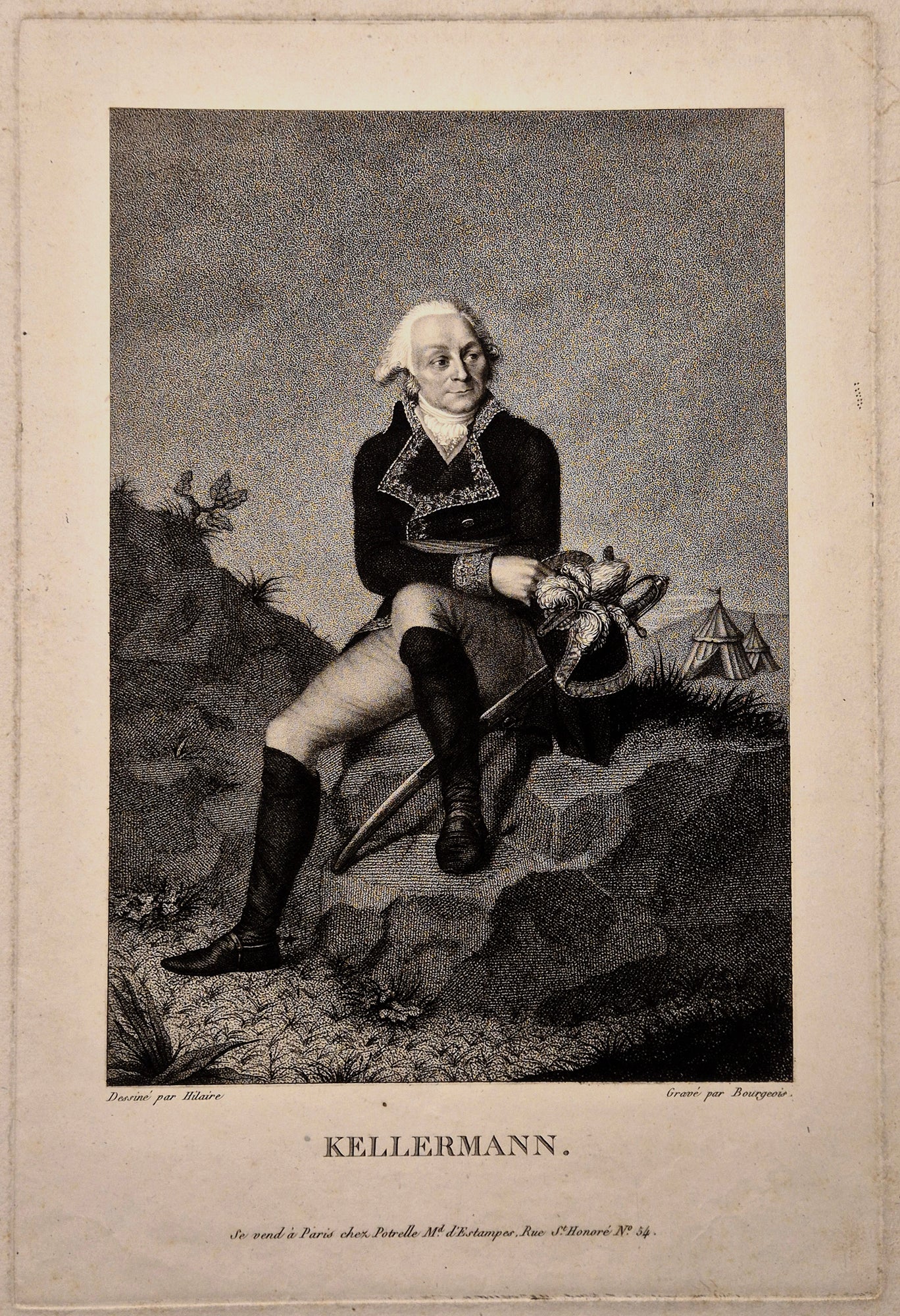 Portrait en pied du Maréchal François Étienne Christophe Kellermann (1735†1820). 1803.