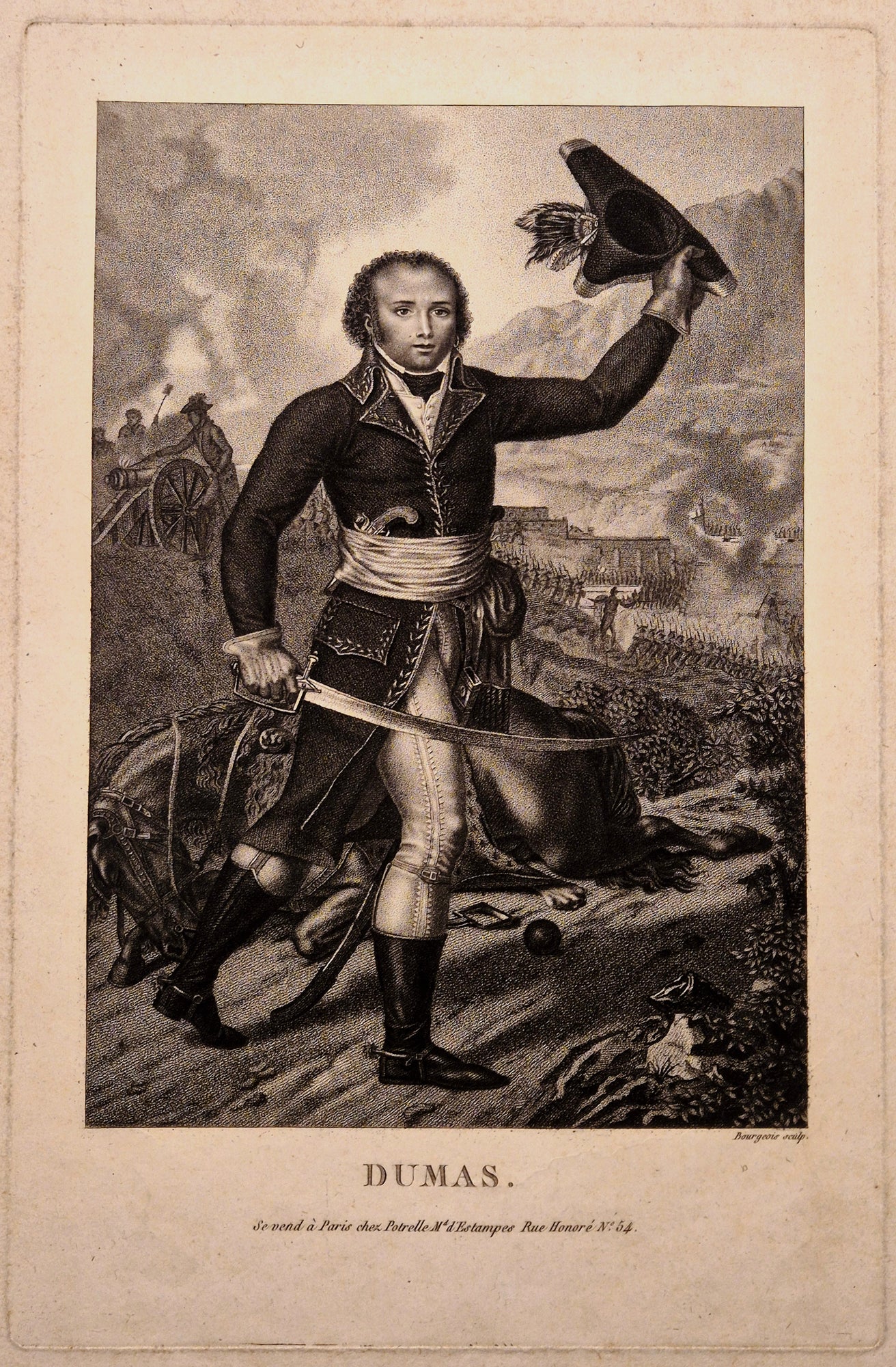 Portrait de Thomas Alexandre Dumas. 1803.